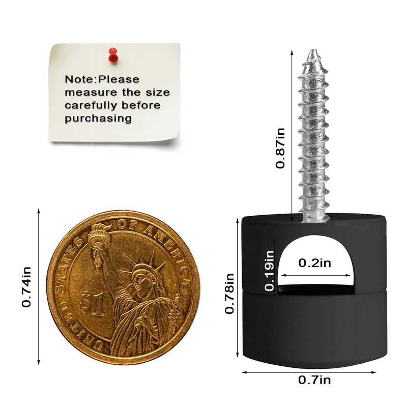 6 Pack Plastic Swag Hooks for Ceiling Hanging,Sangle Sopffy Lamp