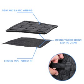 sukemichi Center Console Organizer MOLLE Panel for Ford Bronco Accessories 2021-2024 2025 Armrest Organizer Storage Holder Tactical Pouch Multi-Purpose Utility Gadget Gear Tool Bag
