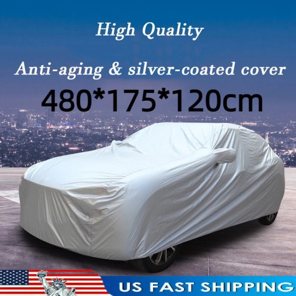 Unbranded Full Car Cover Waterproof All Weather Protective Anti Scratch