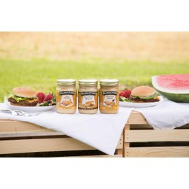 Dillman Farm 3 Piece All Natural Gourmet Classic Mustard Variety Pack