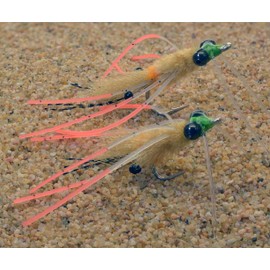 Mantis Shrimp Fly | Mustad Duratin Hooks | Choose Hook #2 or #6 (3ct - Hook #6)