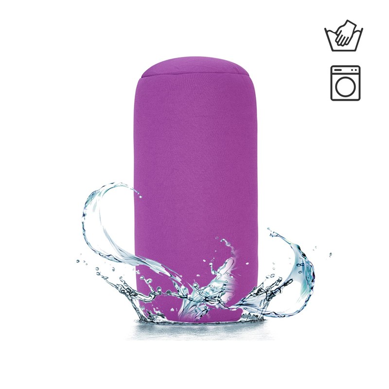 Fdit Round Neck Roll Micro Mini Microbead Back Pillow Roll