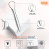 MasterMedi Tongue Scraper with Multicolor Cases (2 Pack), 100% Stainless