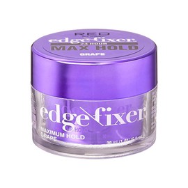 Red by Kiss Edge Fixer 24 Hour Maximum Hold Edge Wax No Flaking Biotin B7 Infused Hair Gel 1.01 fl.oz