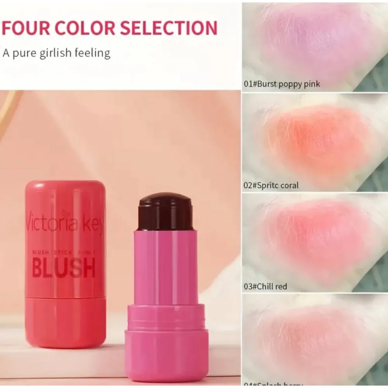 Rubor En Gel Lápiz Blush Jelly 4 Rosa Claro