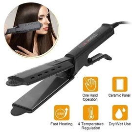 Electric Hair Straightener with 4 Temperature Adjustment