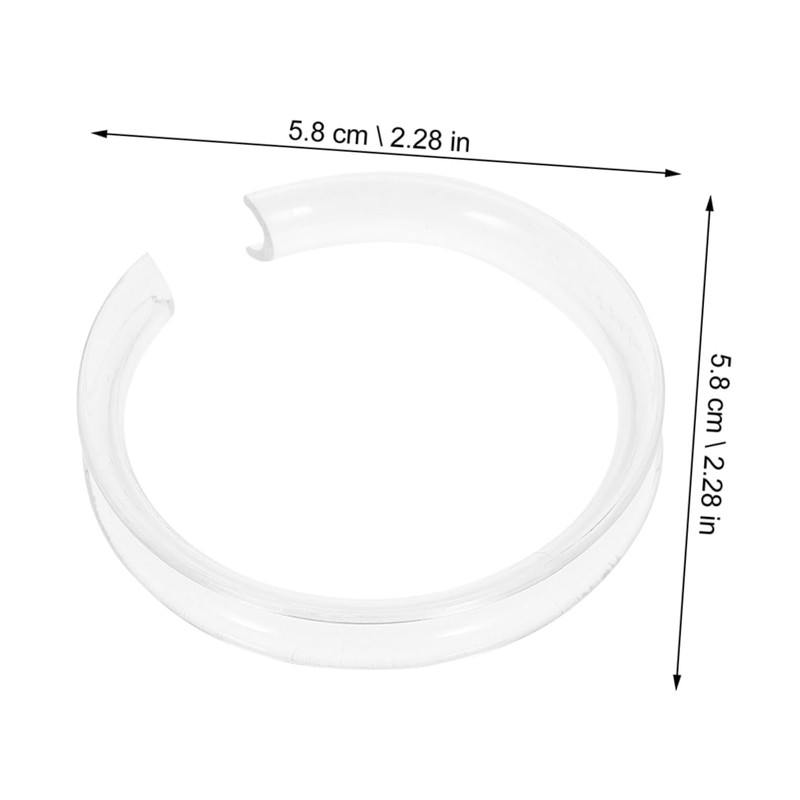 Ciieeo 24pcs Clear Acrylic Bracelet Display Stands Versatile Jewelry Rack