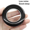 BokWin 8 Pack 1-9/16" (40mm) Inner Diameter Curtain Grommet, Black