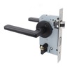 House Door Handle Lock Aluminum Black Antioxidant Coating Shock Resistance