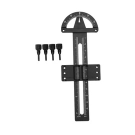 VGEBY RC Absorber Measuring Tool, Aluminium Alloy Adjustable Measurement Wheel Adjustment Shock for RC Car (Black) Model Car Accessories Rc Shock Gauge