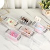 BSTKEY 10 Pcs Plastic Small Storage Containers with Lids, Clear