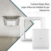 FancyTark S97014094 Bathroom Fan Cover Grille and Lens for Br-oan
