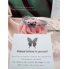 Always Believe in Yourself Butterfly Bracelet--Adjustable String Butterfly Bracelets,Adjustable Hand