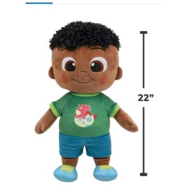 CoComelon My Friend Cody Plush CoComelon  Soft Brown Toy Cartoon Doll 22" pillow