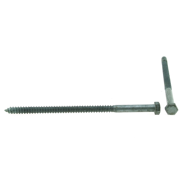 Prime-Line 9057301 Hex Lag Screws, 1/2 In. X 10 In.,