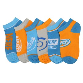 Bioworld Nerf Nation casual Ankle Socks for boys 6-pack