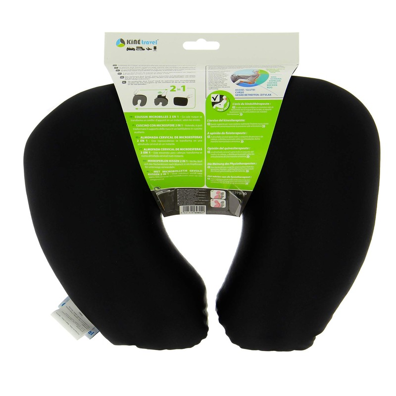 KINE TRAVEL Neck roll and cushion made of micro-beads