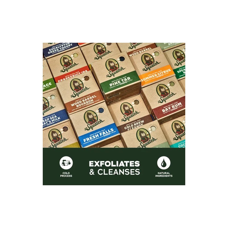 Jabón En Barra Natural Soap Dr. Squatch Para Hombre Coastal