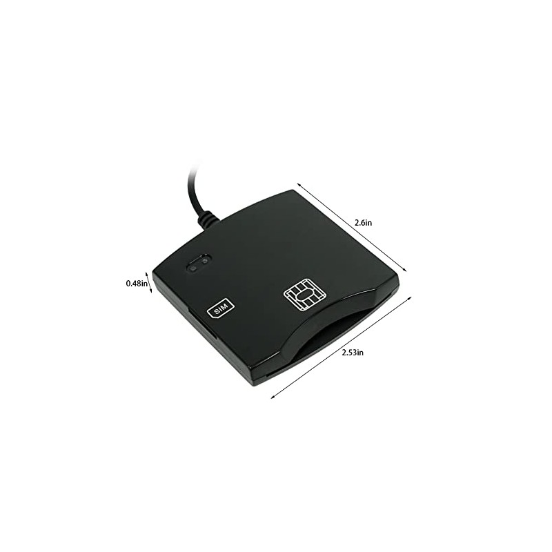 Lector de tarjetas SIM inteligente: EMV Reader Writer Programmer DOD