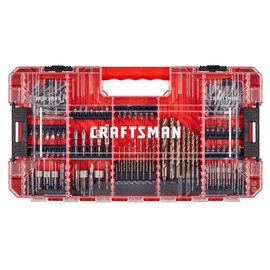 CRAFTSMAN 140 Pc Impact Driver Bit Set, Steel, Black Oxide Coated Impact Drill Bit Set, Precision Machined Tips (CMAF140SET) (CMAF140SET)