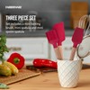 Farberware Mini Wood Baking Set, Includes a Mini Basting Brush,