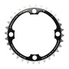 SpÃ©cialitÃ©s TA Unisex's Chinook 4 Arm 104pcd Middle 8/9 Speed Chainring, Black, 34t