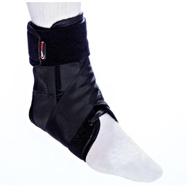 Ezy Wrap Speed Lacer Ankle Brace Orthosis – Compression Ankle Support Brace with Speed Lacing Tabs & Figure 8 Wrap – Breathable & Hypoallergenic Design (Small)