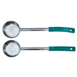 Habanerofire 4 Ounce Solid Stainless Steel Portion Control Ladle Spoon Measuring And Serving Scoop, Commercial Grade Serving Scoops [Pack of 2]