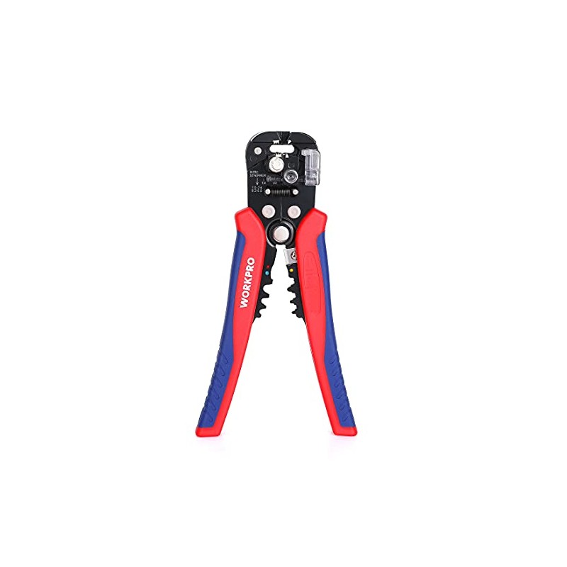 WORKPRO Self Adjusting Wire Stripper, 3-in-1 Automatic Wire Stripper/Cutter/Crimper, AWG10-24,