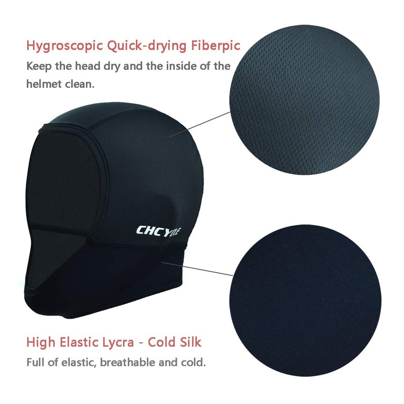 CHCYCLE Motorcycle Helmet Liner Quick Drying Moisture Wicking Under Helmets