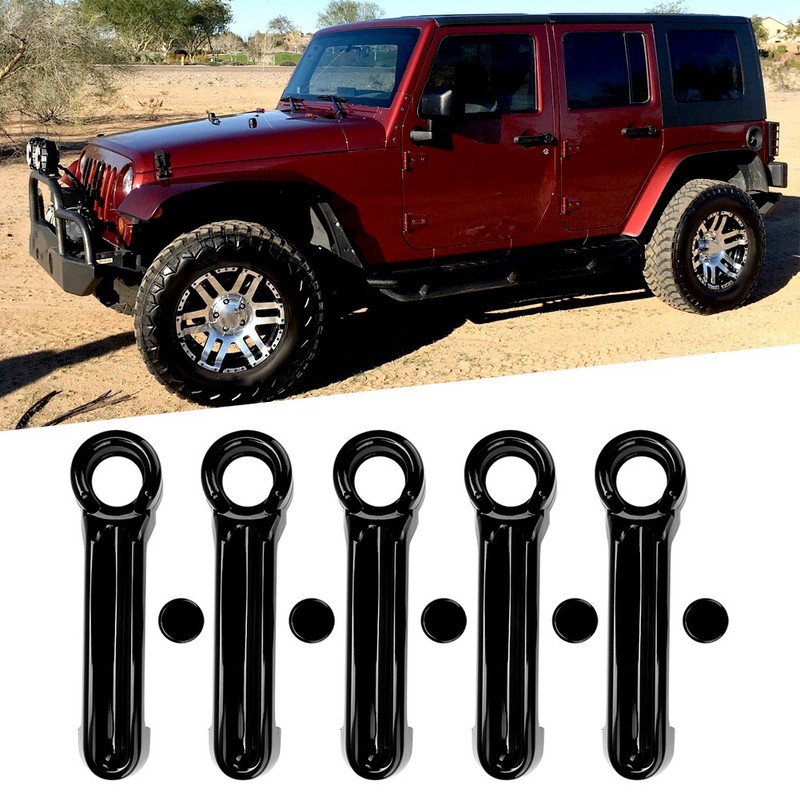 10pcs ABS Car Exterior Door Handle Cover Trim Fits for