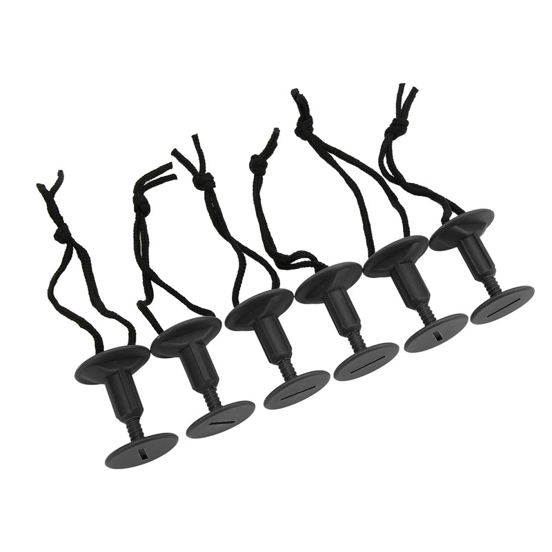 6Pcs Surf Board Leash Leg Rope Plug Nylon Plastic Surf