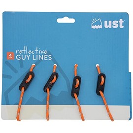 ust Reflective Guy Line (4 Pack), Orange