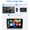 Wireless Carplay Adapter, 5s Auto Connect, Convert Wired to Wireless