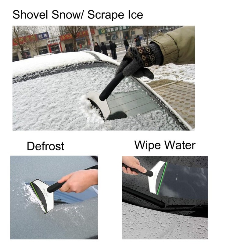 Weforu Ice Scraper for Car Snow Scraper Snow Shovel Snow