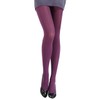 CHROME CRANE Women's Colorful Simple Tights 120 Denier Solid Stretch