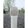 GWM Radon & HVAC Rain Cap for 4" PVC Pipe,