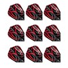 RED DRAGON Jonny Clayton V-Standard Black and Red Tribal Dart