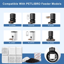 HomeFio Pet Food Desiccant Bag,Upgrade Desiccant Packets Keep Cat Food & Dog Food Dry and Fresh,Compatible with Petlibro Automatic Cat Dog Feeders：PLAF001/101/103/203/005/006