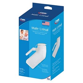 Carex Portable Urinal For Men - Male Urinal and Travel John - Plastic Urinal