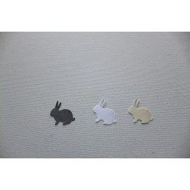 Martha Stewart die cut sitting bunny rabbit Easter spring  - You choose! - 50 gray