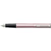 Sheaffer Agio Frosted Pink Nickel Trim Fountain Pen- Medium Nib