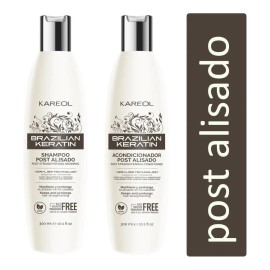 Kareol Shampoo Y Acondicionador · Post Alisado Brasileño