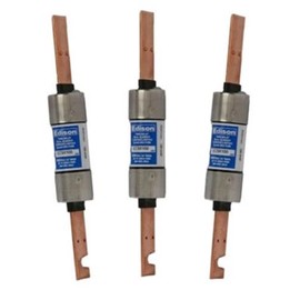 (Pack of 3) ECSR100 - Edison Time Delay Fuse - 100 Amp 600V - RK5 Dual Element