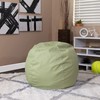 Flash Furniture Dillon Small Green Dot Bean Bag Chair for