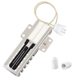 WB13K21 Range Igniter for GE WB13T10045 229C5216P001 PS231280 AP2020569 WB13K0013 Gas Range Oven Igniter Compatible with Hotpoint Kenmore Gas Stove Flat Oven Igniter with Connector Plug and Nuts