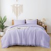 Andency Comforter King Size Bed Set Lavender, Purple 3 Pieces