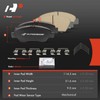 A-Premium Front Ceramic Disc Brake Pads Set Compatible with Honda