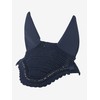 Diamante Acoustic Ear Bonnet Navy Medium