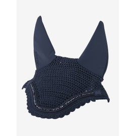 Diamante Acoustic Ear Bonnet Navy Medium